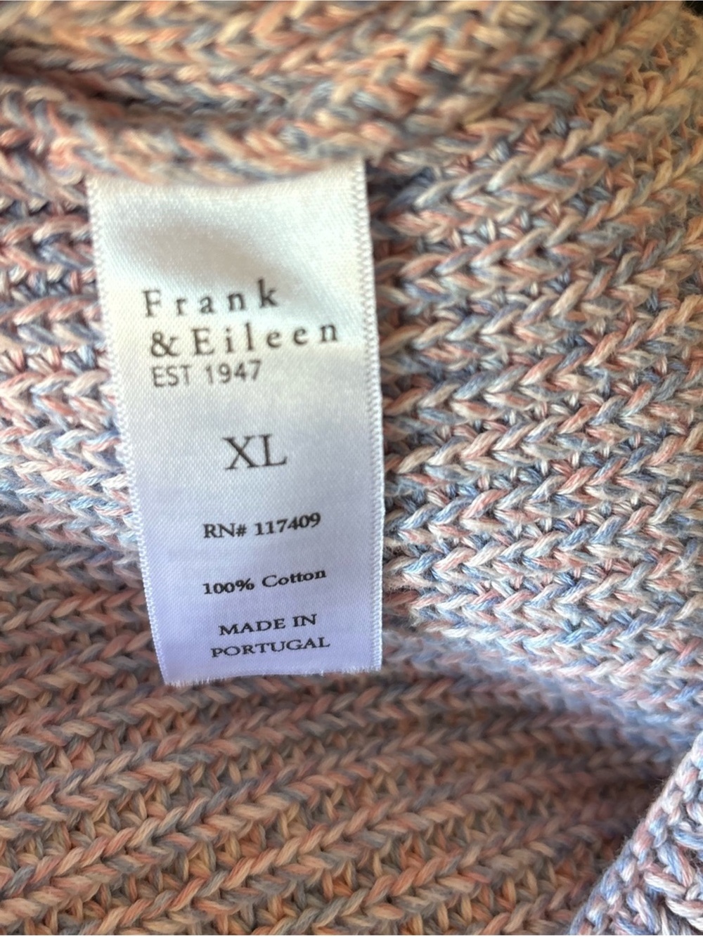 Frank & Eileen Montecito sweater pink and blue marl - Picture 15 of 16